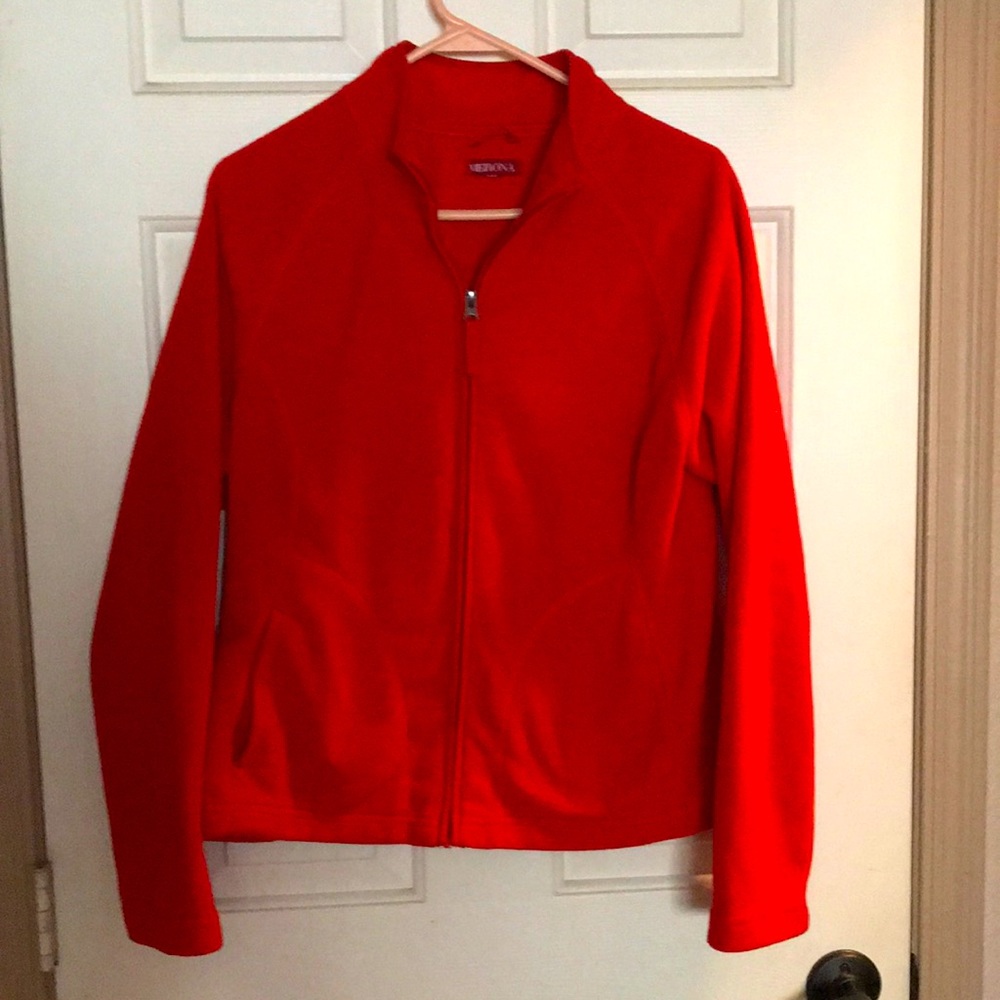 Women’s Merona zip up fleece jacket.